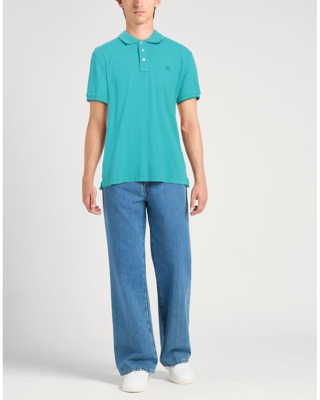 Polo Jacob Cohen de hombre de color Blue
