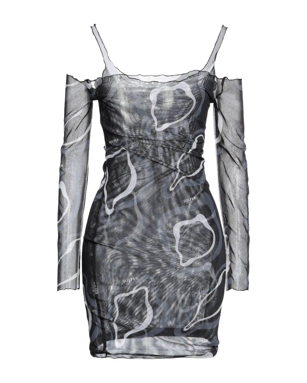 Robe courte Julfer en coloris Gray