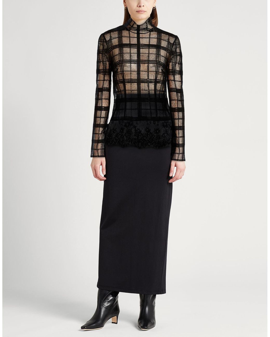 Alberta Ferretti Black Top Polyester