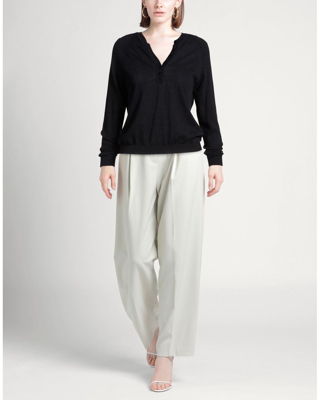 Pullover CROCHÈ de color Black