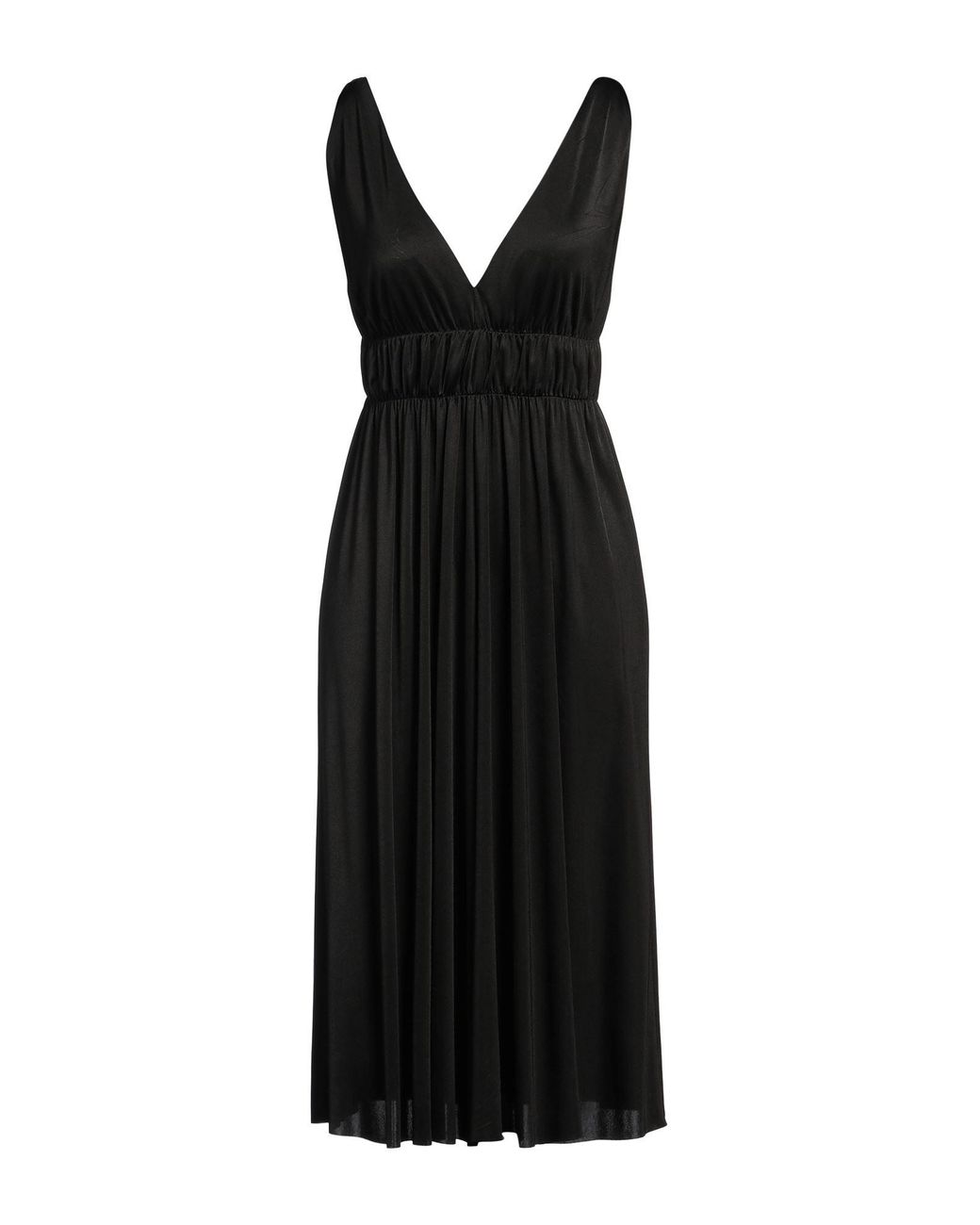 P.A.R.O.S.H. Black Midi Dress