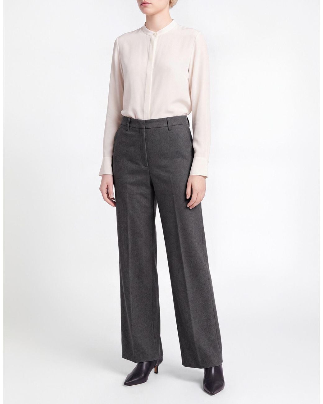 Fabiana Filippi Gray Pants Polyester