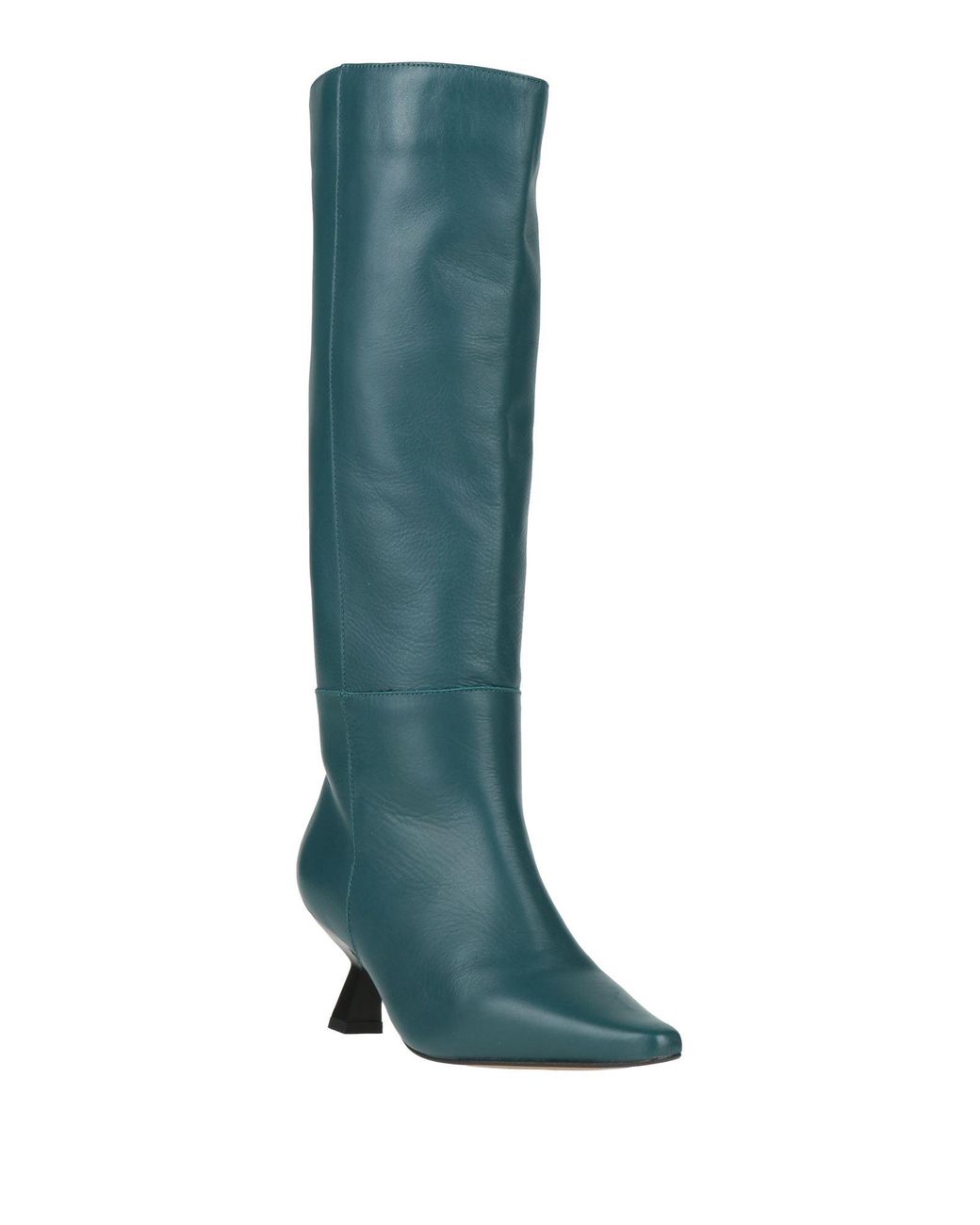 Angel Alarcon Green Boot Leather
