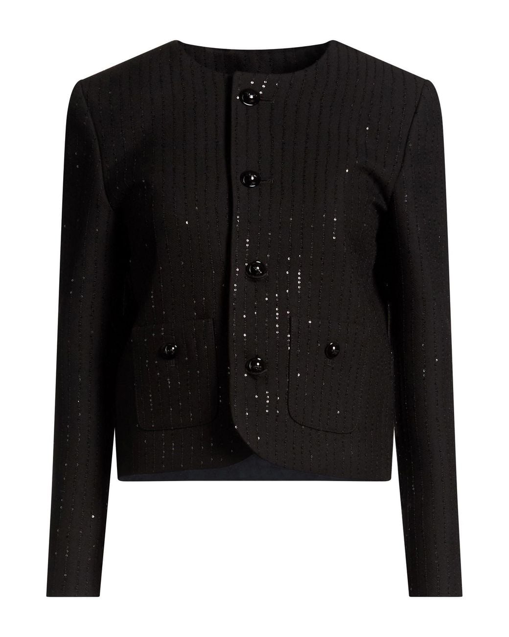 Céline Black Jacket Wool, Polyamide, Polyester
