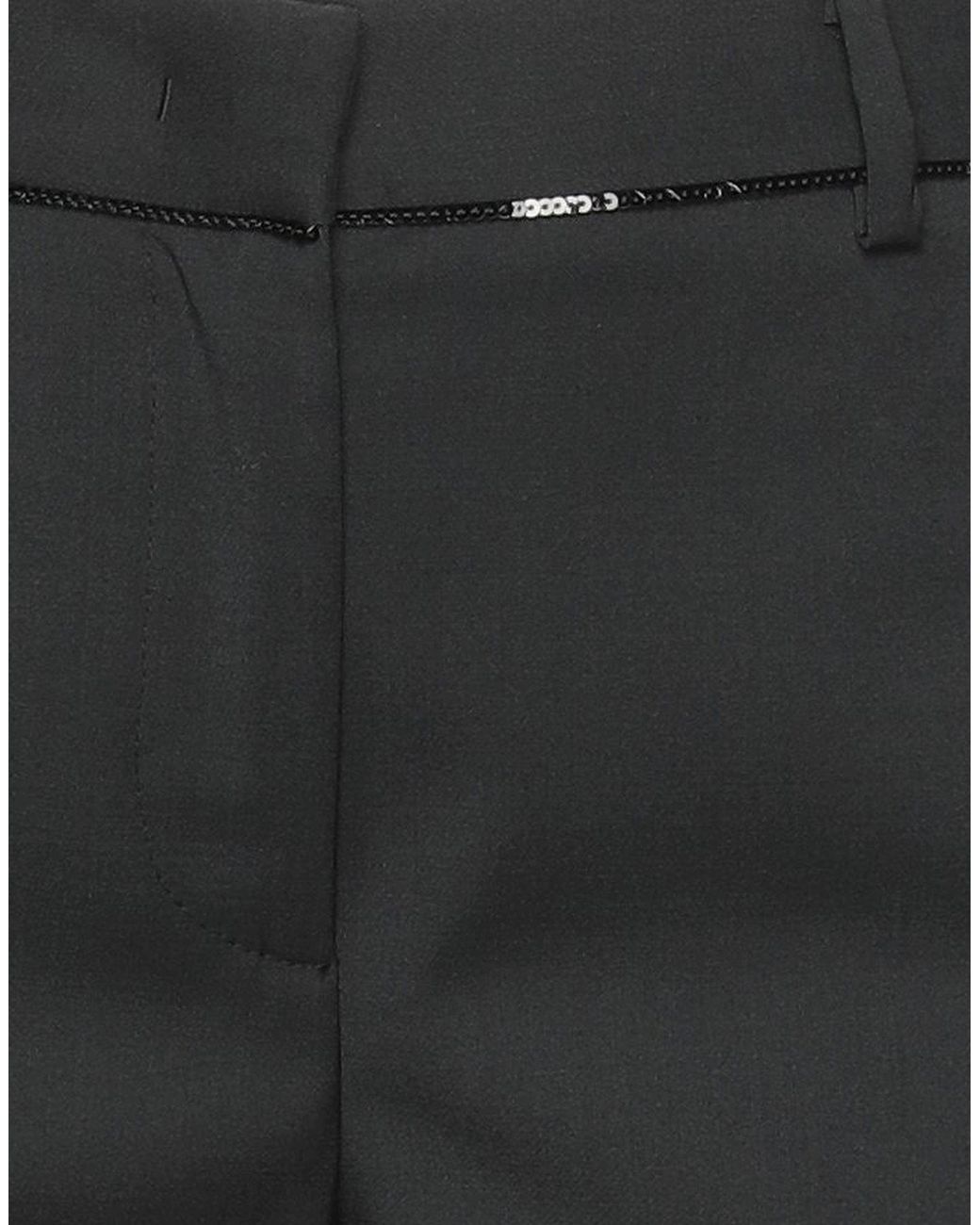 Manuel Ritz Gray Pants Polyester, Virgin Wool, Elastane