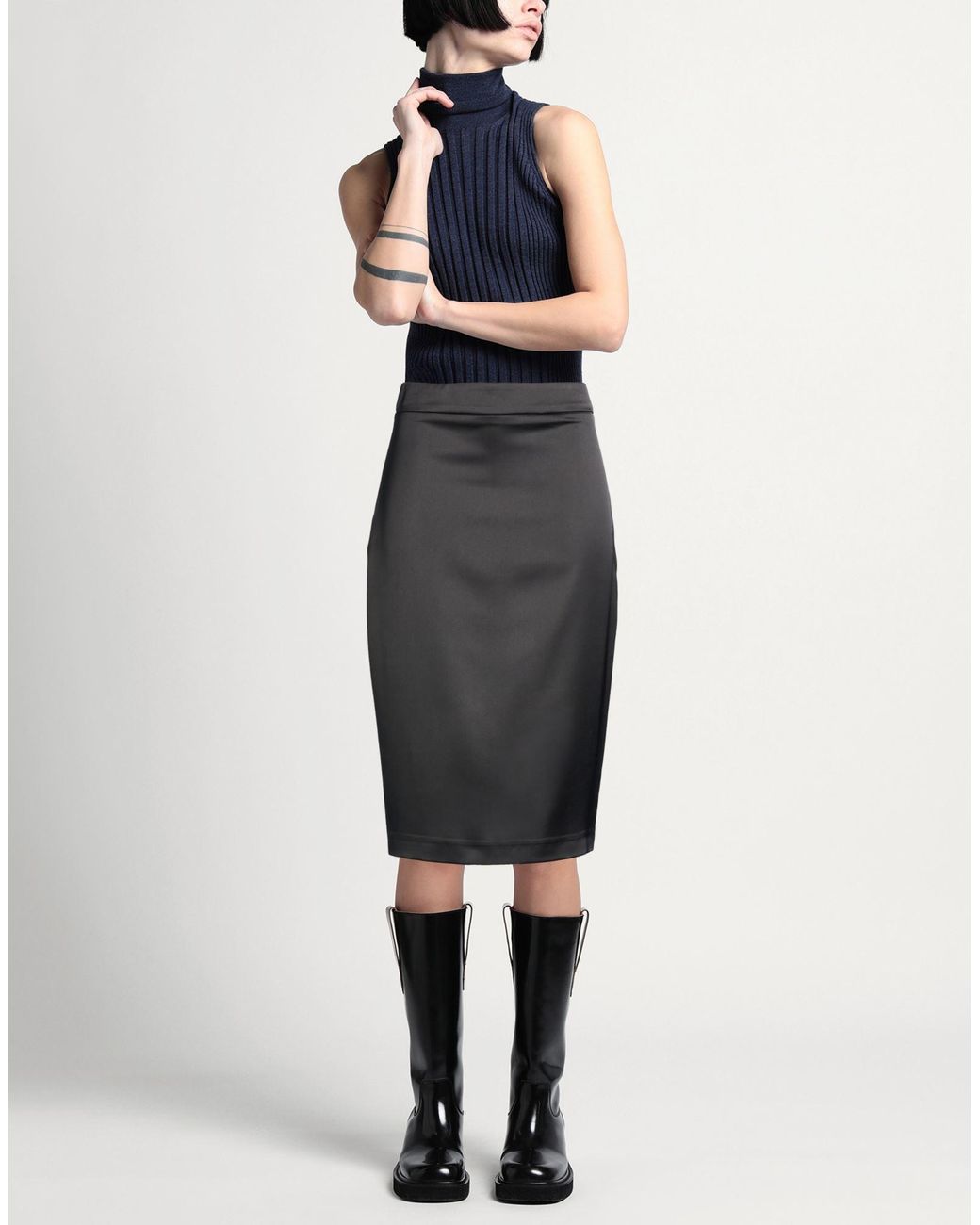 Spell Gray Midi Skirt