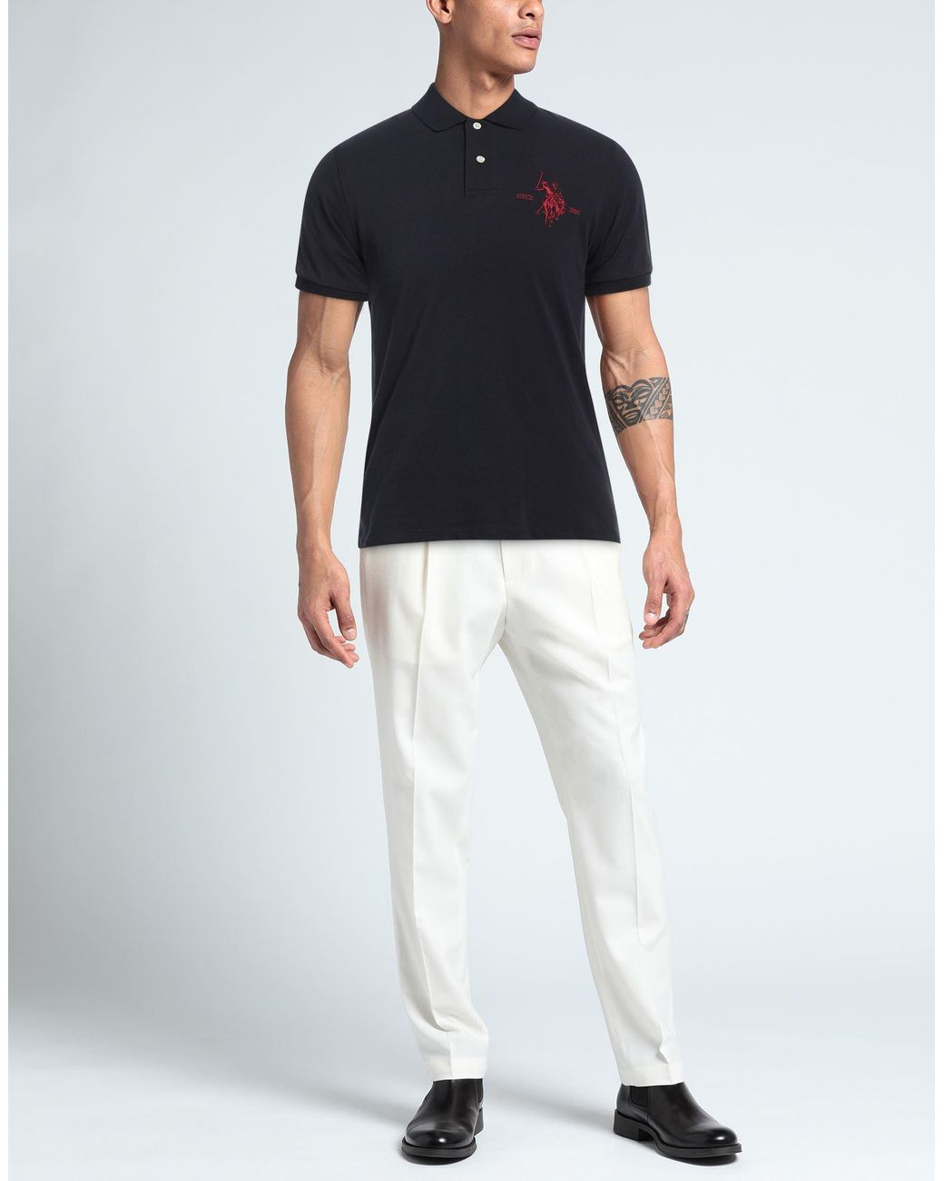 U.S. POLO ASSN. Black Polo Shirt for men