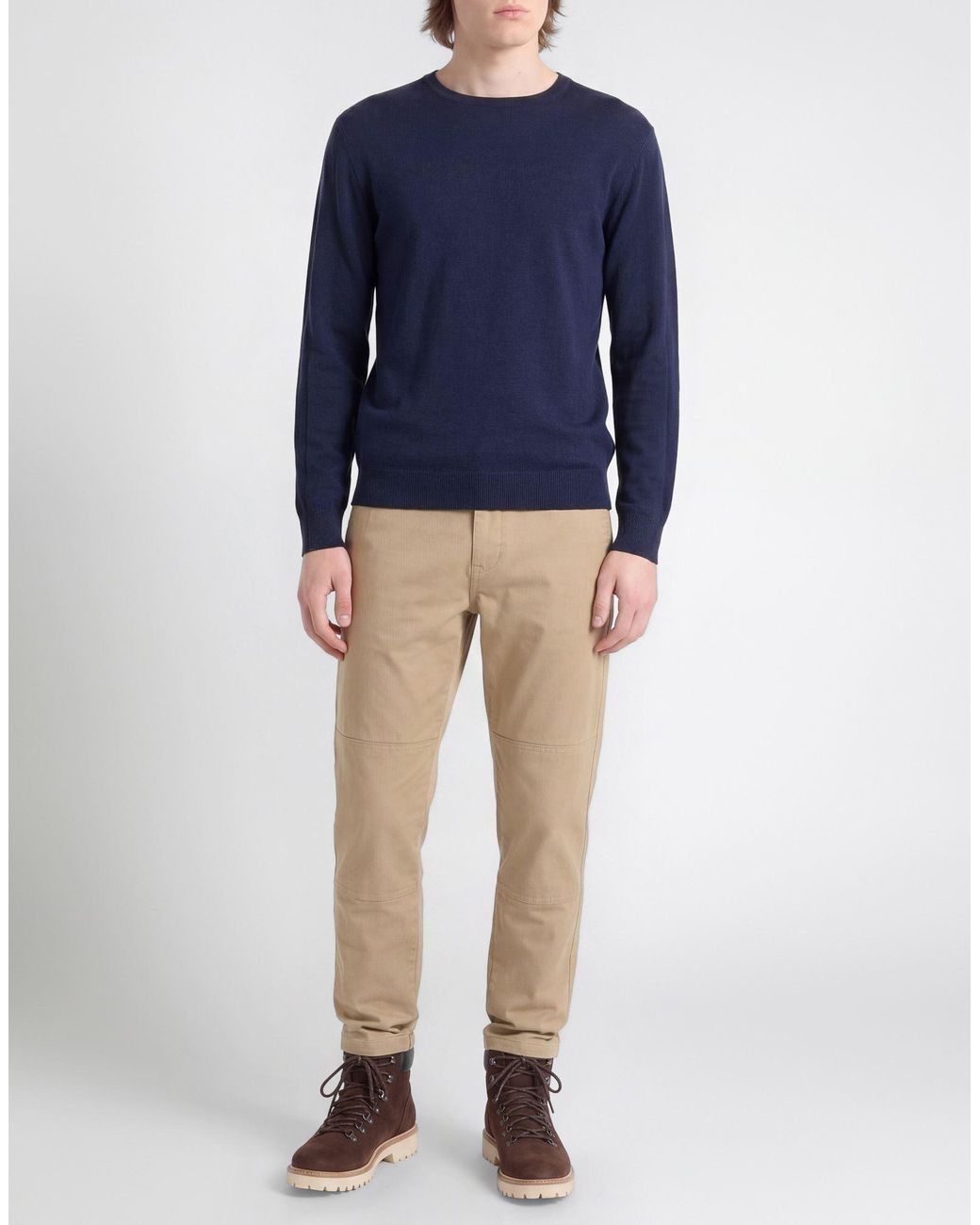 Napapijri Blue Sweater Wool for men