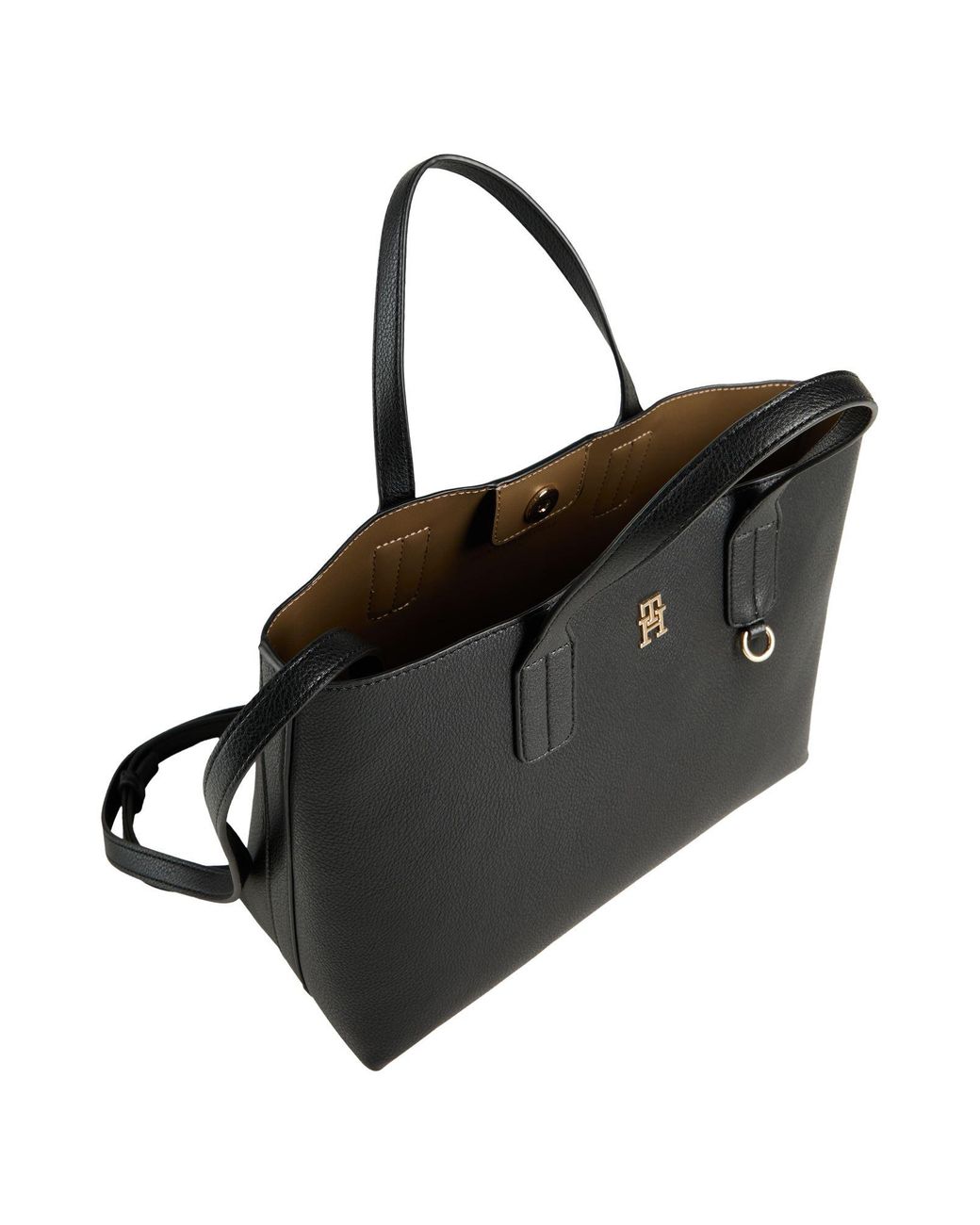 Tommy Hilfiger Black Handbag Polyurethane