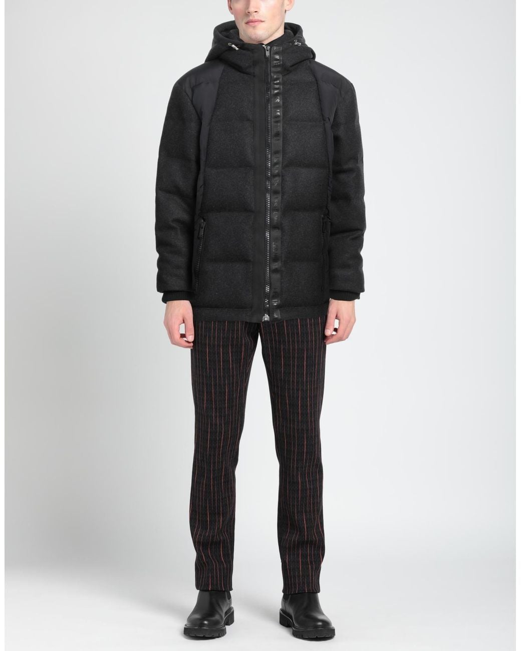Les Hommes Black Puffer for men