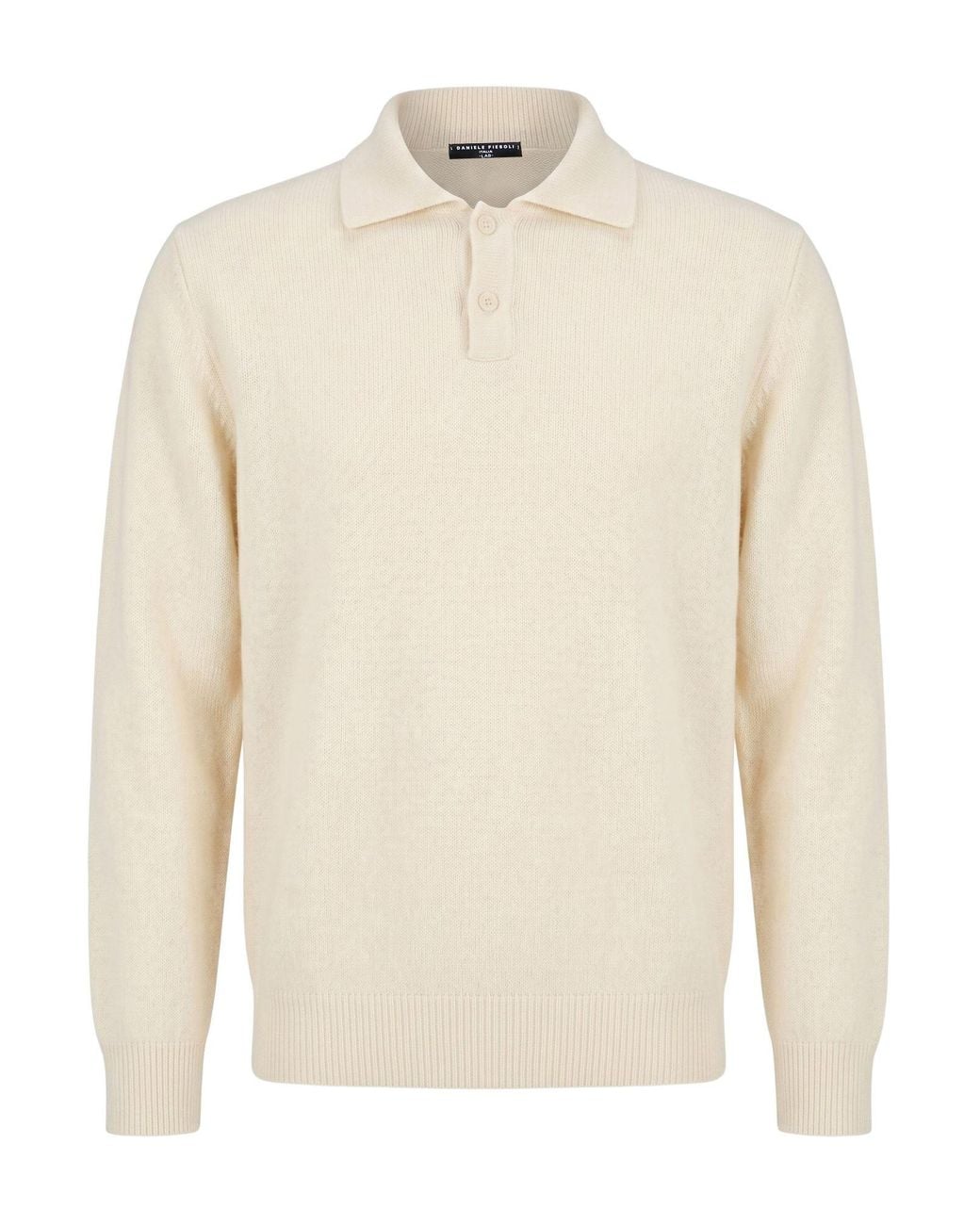 Daniele Fiesoli White Lab Sweater Merino Wool, Cashmere for men