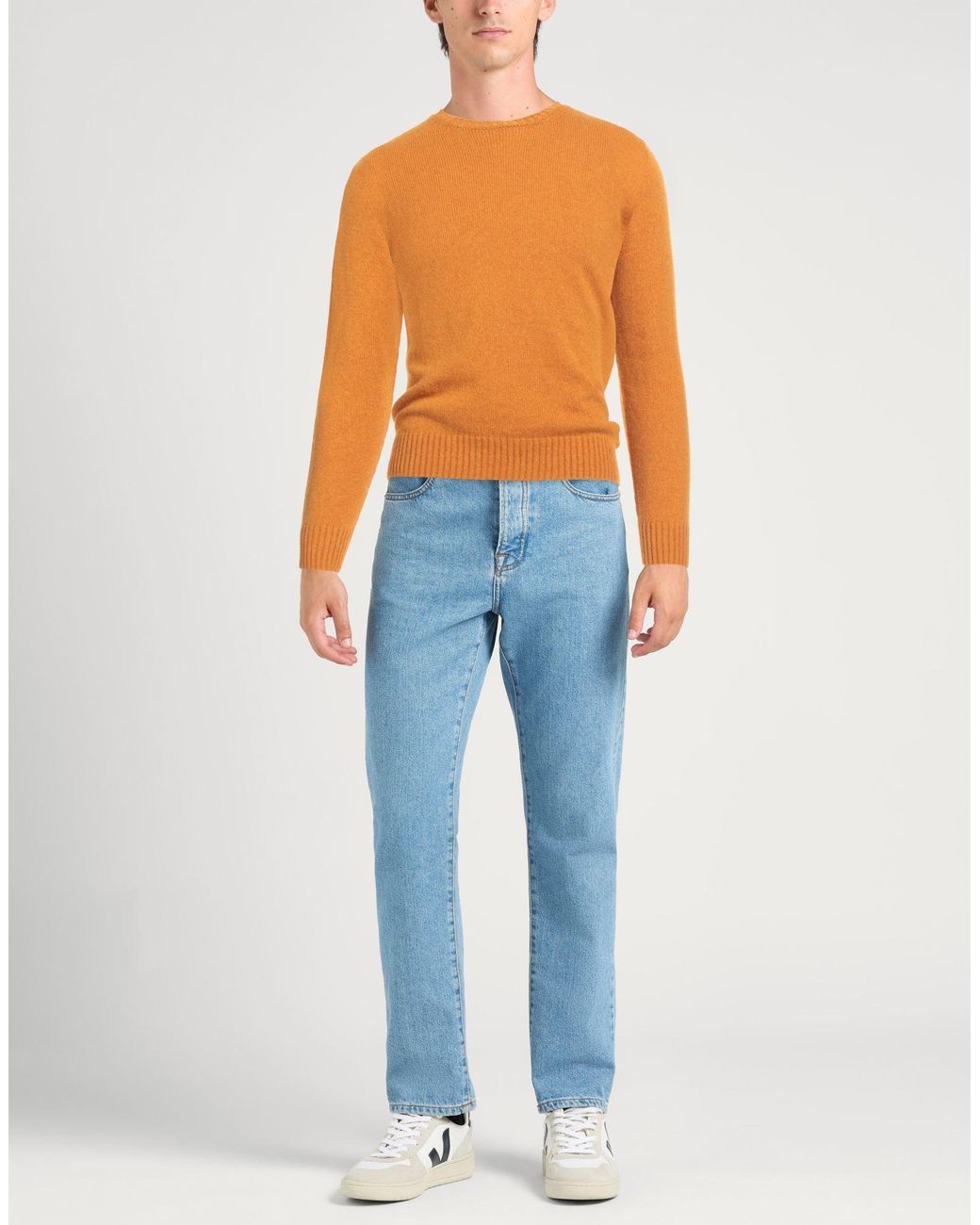 Zanone Orange Jumper for men