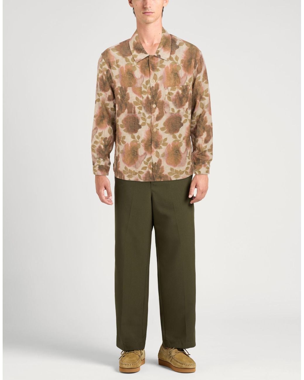 Our Legacy Brown Shirt Linen for men