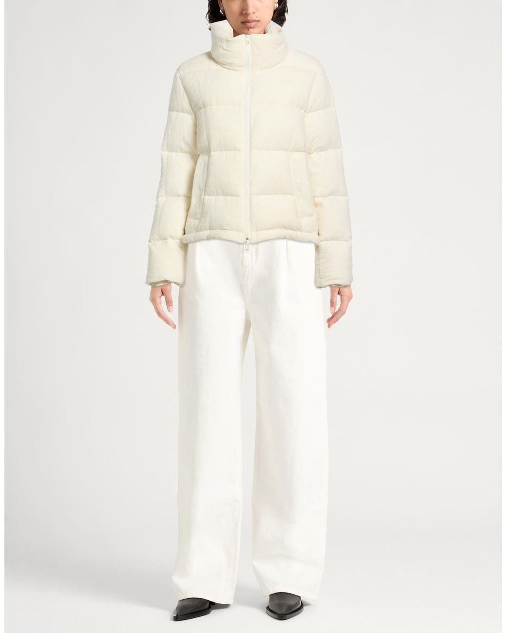 Paltò Natural Puffer Virgin Wool