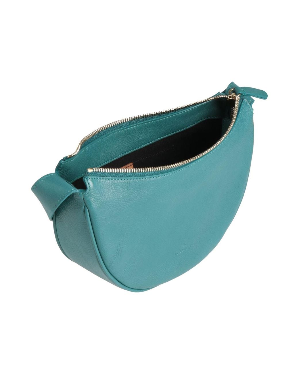 Il Bisonte Blue Emerald Cross-Body Bag Leather
