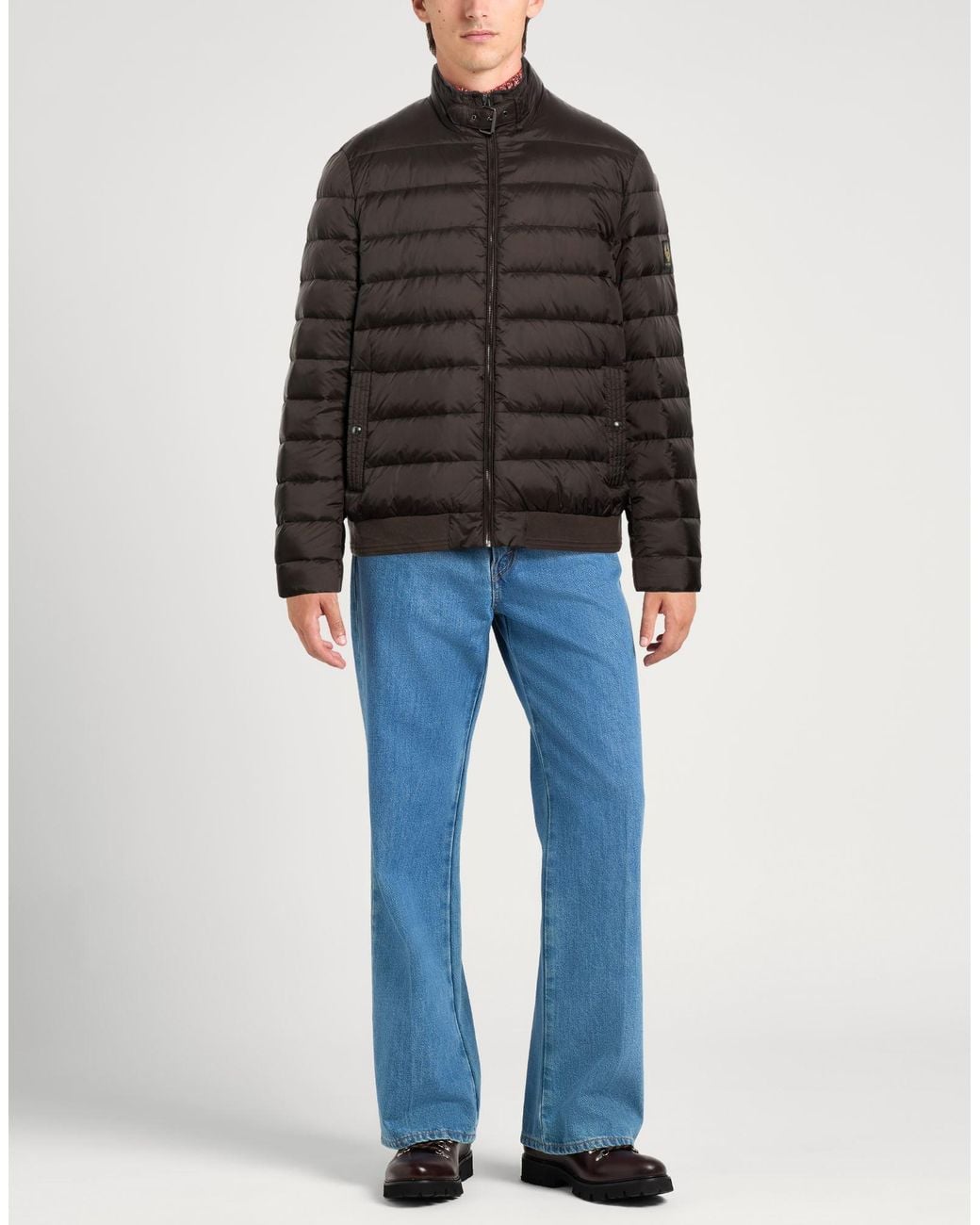 Belstaff Black Dark Puffer Polyamide for men