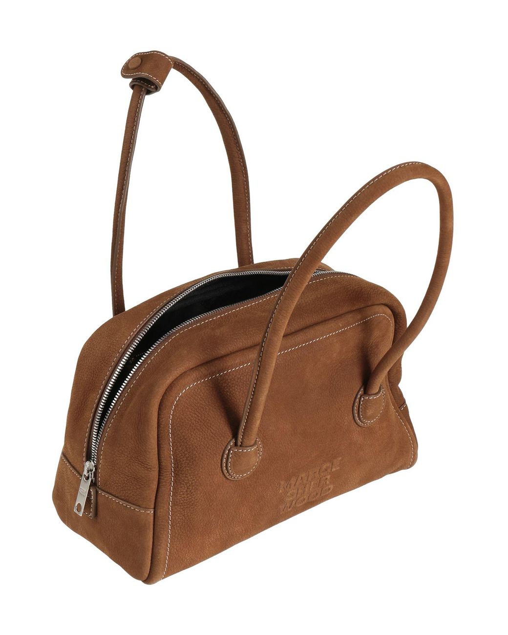 MARGE SHERWOOD Brown Camel Handbag Leather