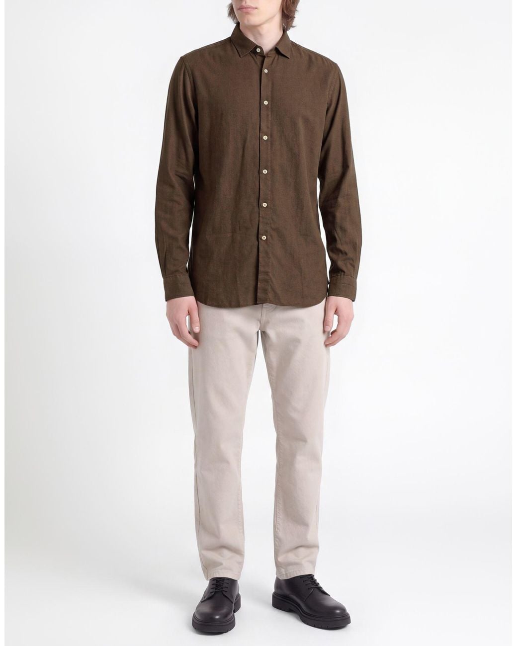 Camicia di Boglioli in Brown da Uomo