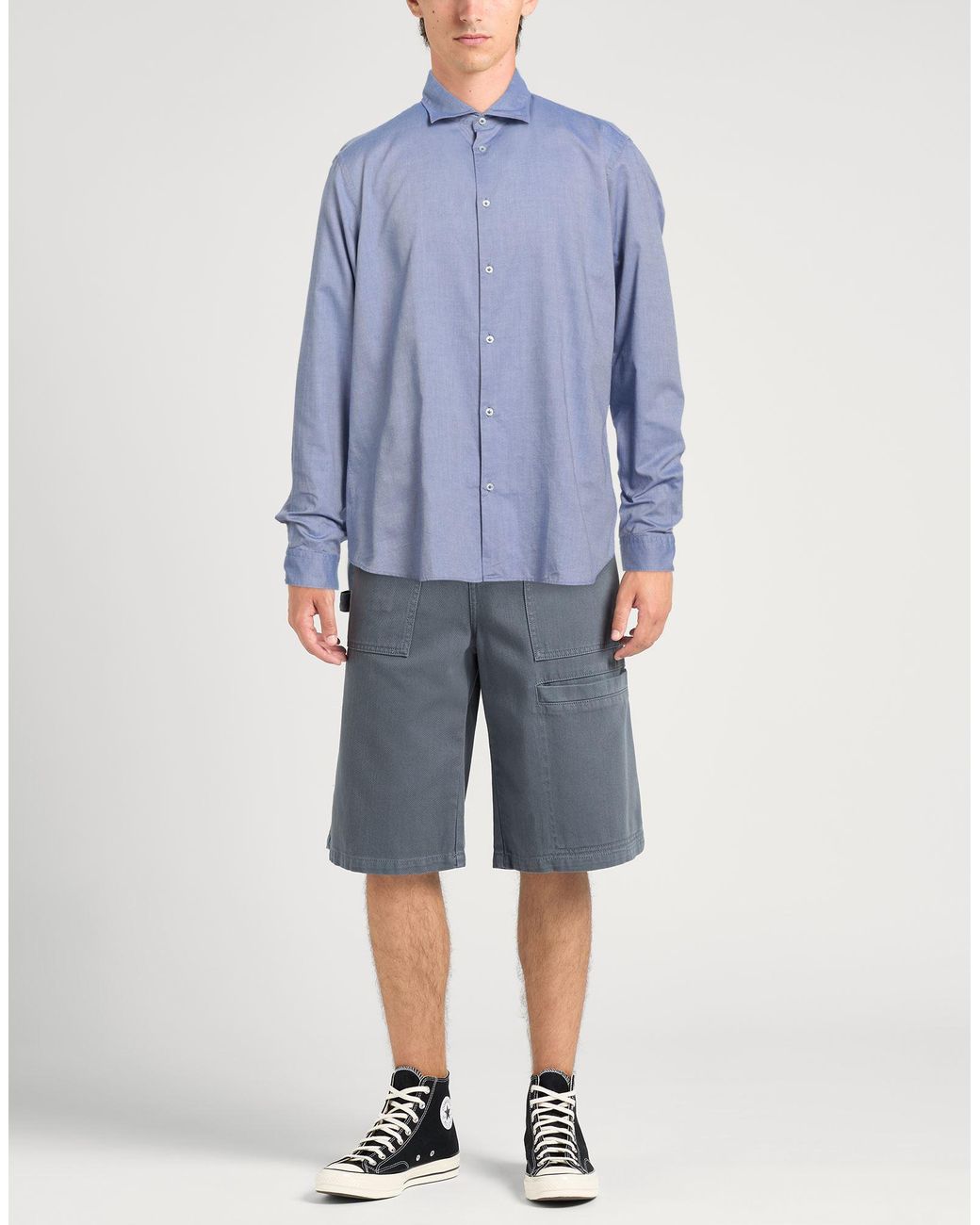 Manuel Ritz Blue Shirt for men