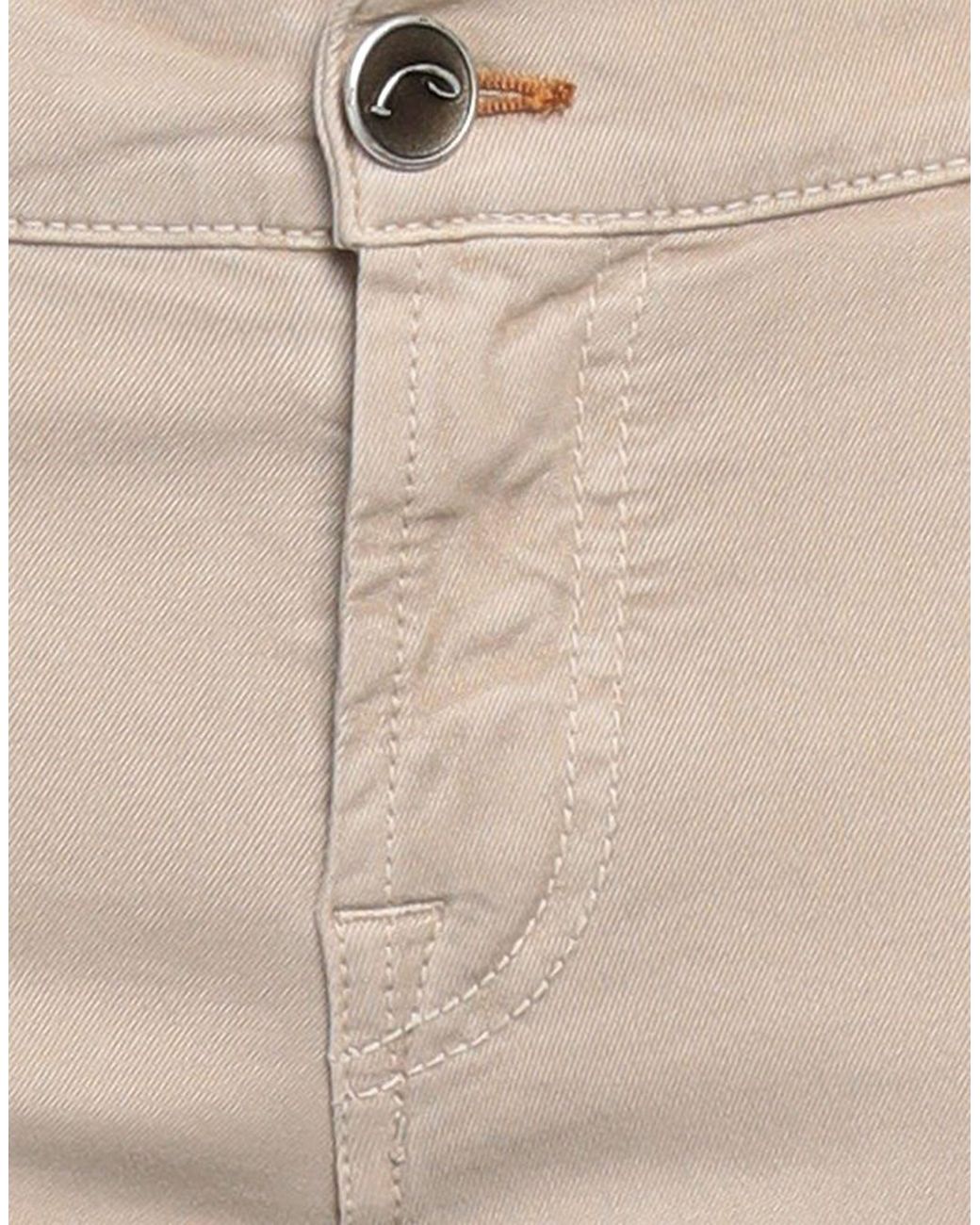 Jacob Cohen Natural Pants Cotton, Elastane