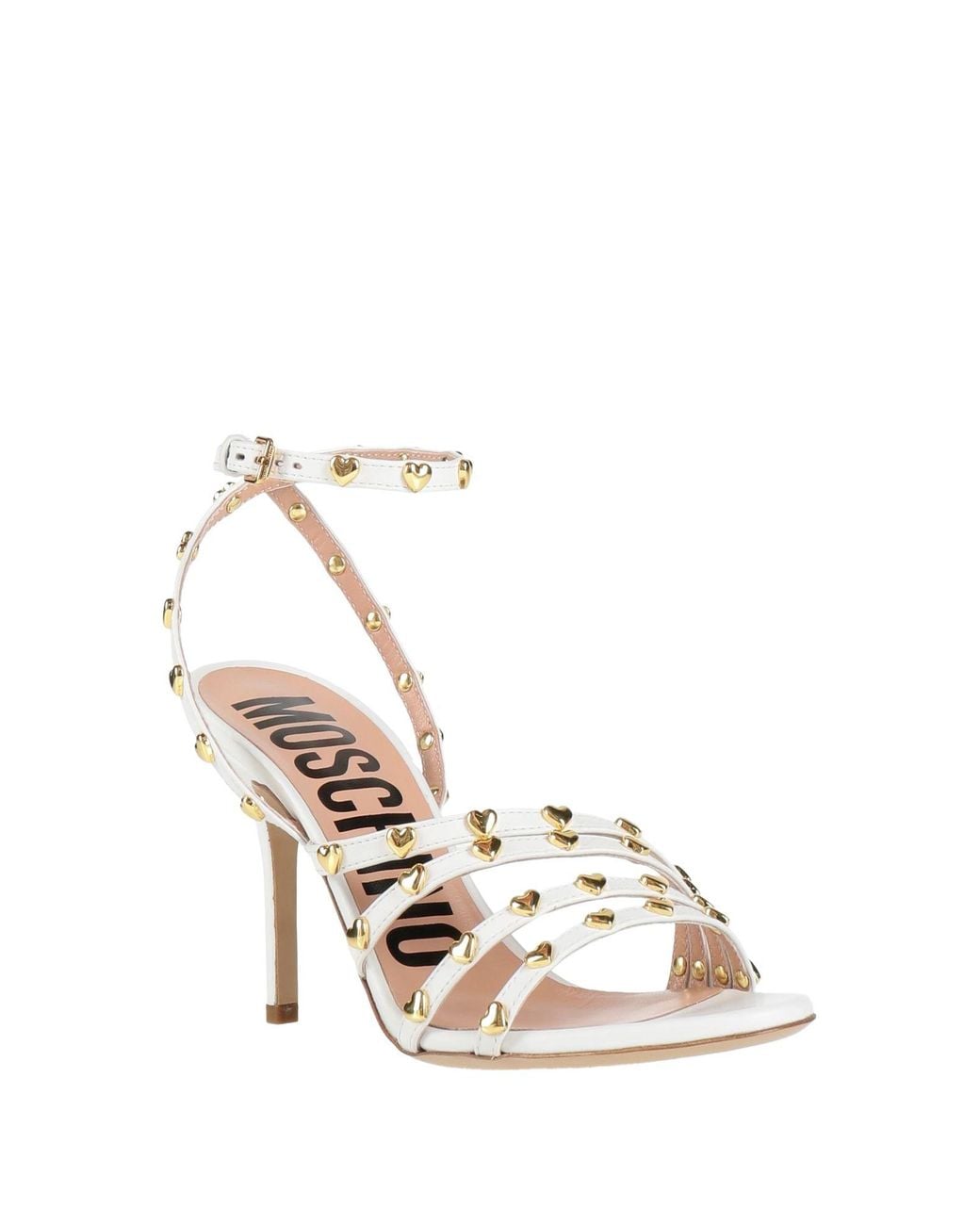 Moschino Metallic Sandals
