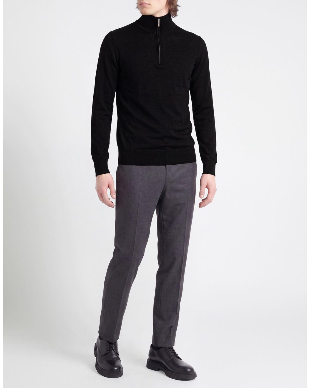 Paolo Pecora Black Jumper for men