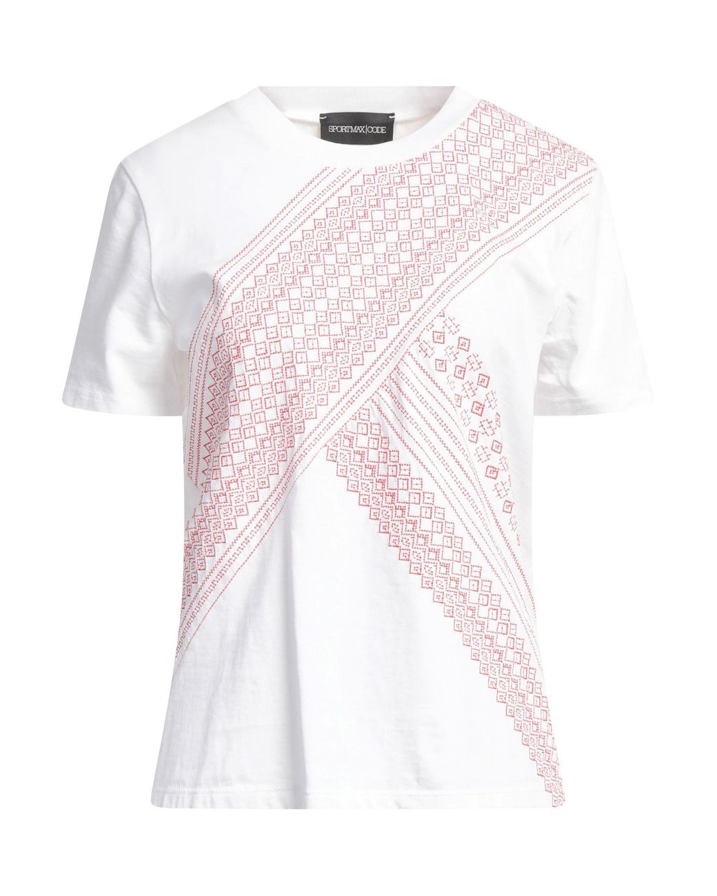 Sportmax Code T-shirt in White | Lyst