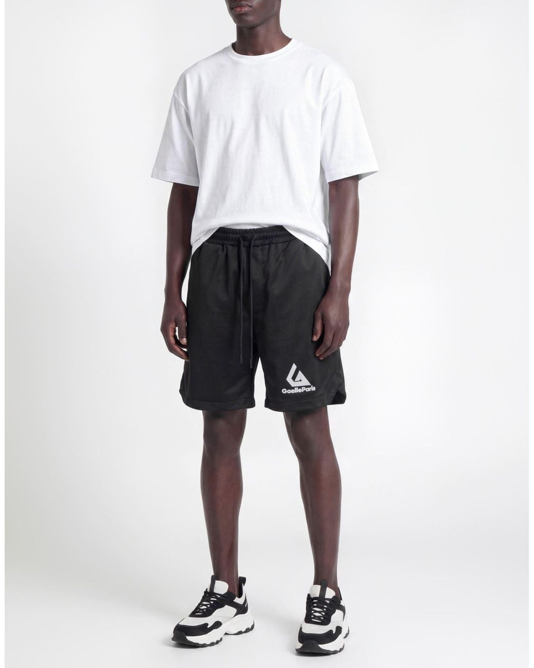 Gaelle Paris Black Shorts & Bermuda Shorts Polyester for men