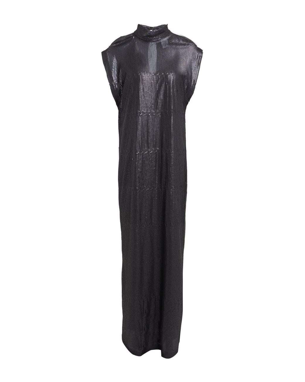 Alysi Blue Maxi Dress Polyester