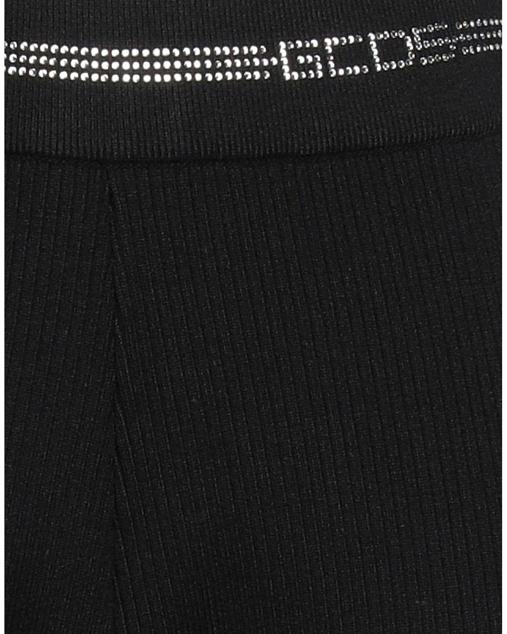 Gcds Black Pants Viscose, Polyester, Polyamide