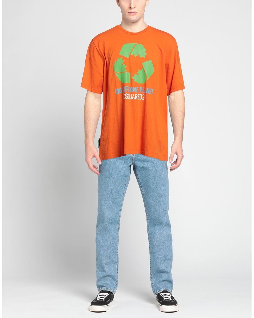 DSquared² Orange T-shirt for men