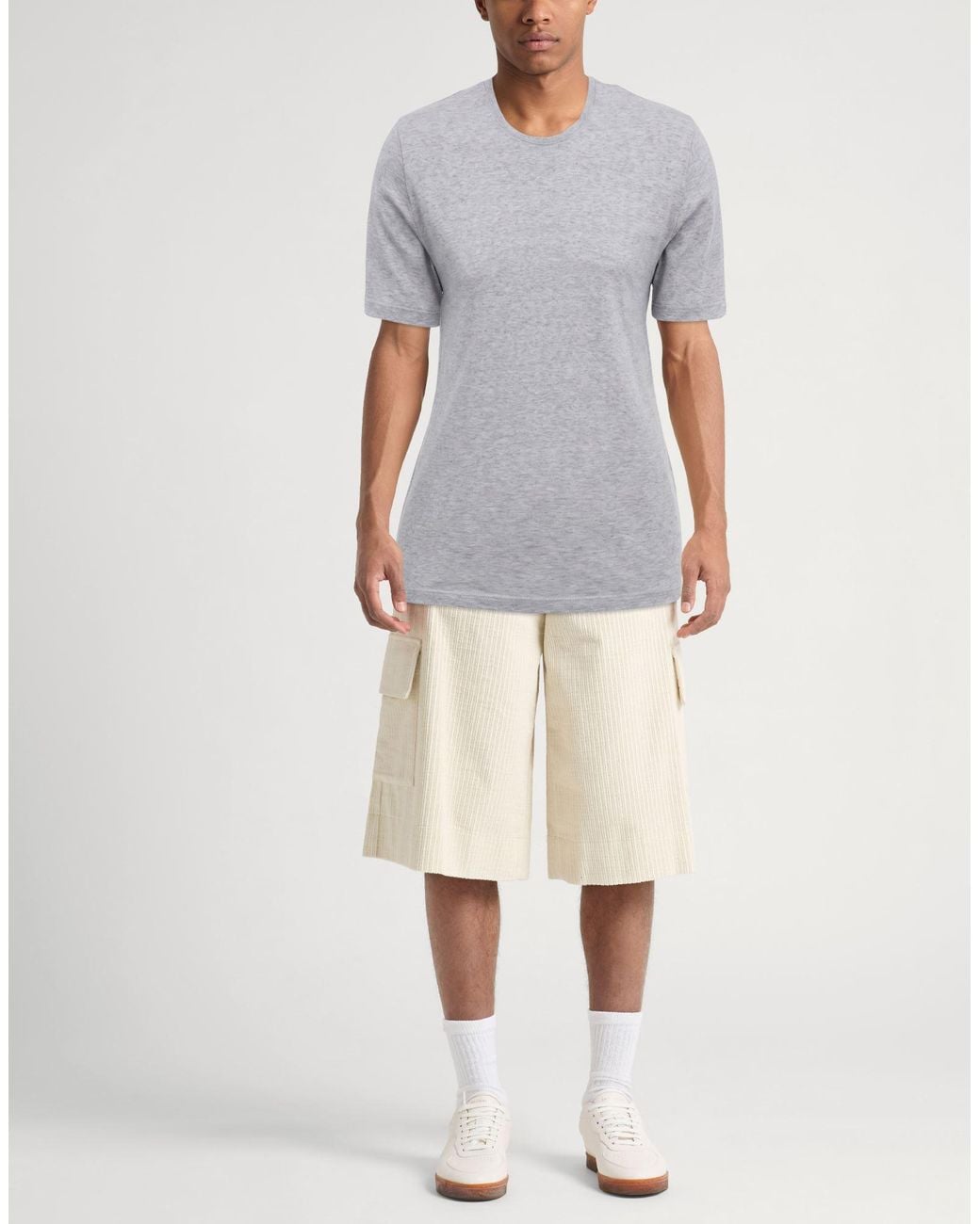 Herno Gray Light Sweater Cotton for men