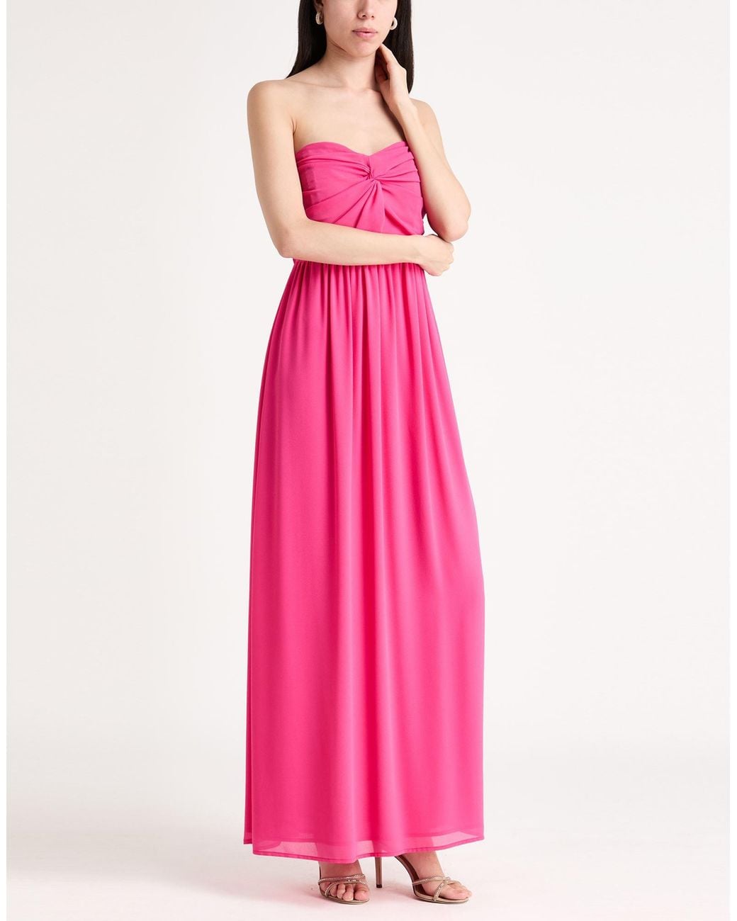 Rebel Queen Pink Maxi Dress Polyester