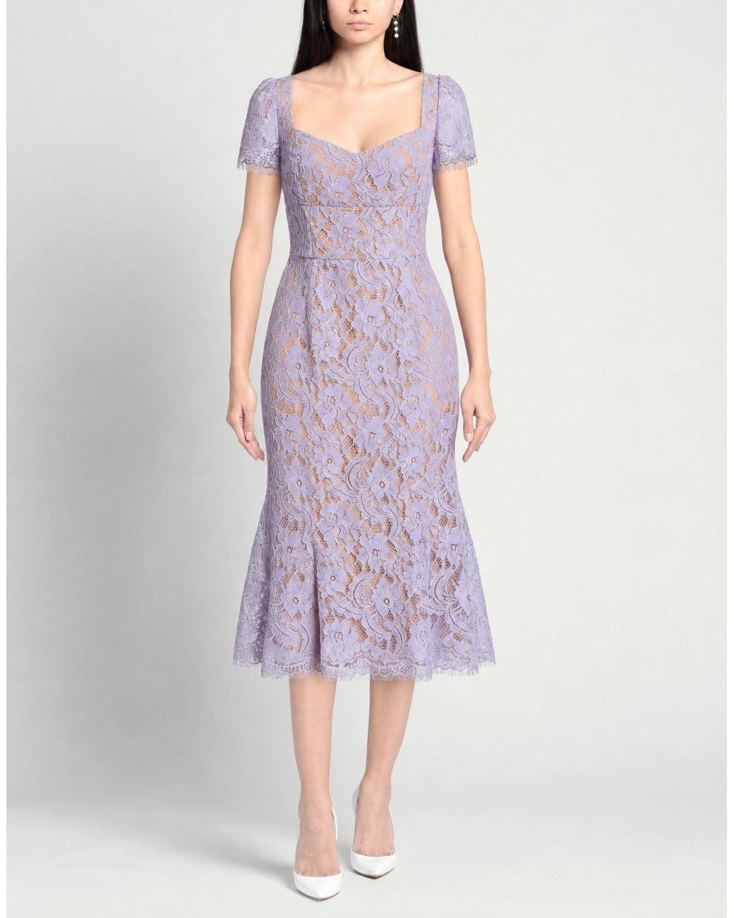 Clips Purple Midi Dress
