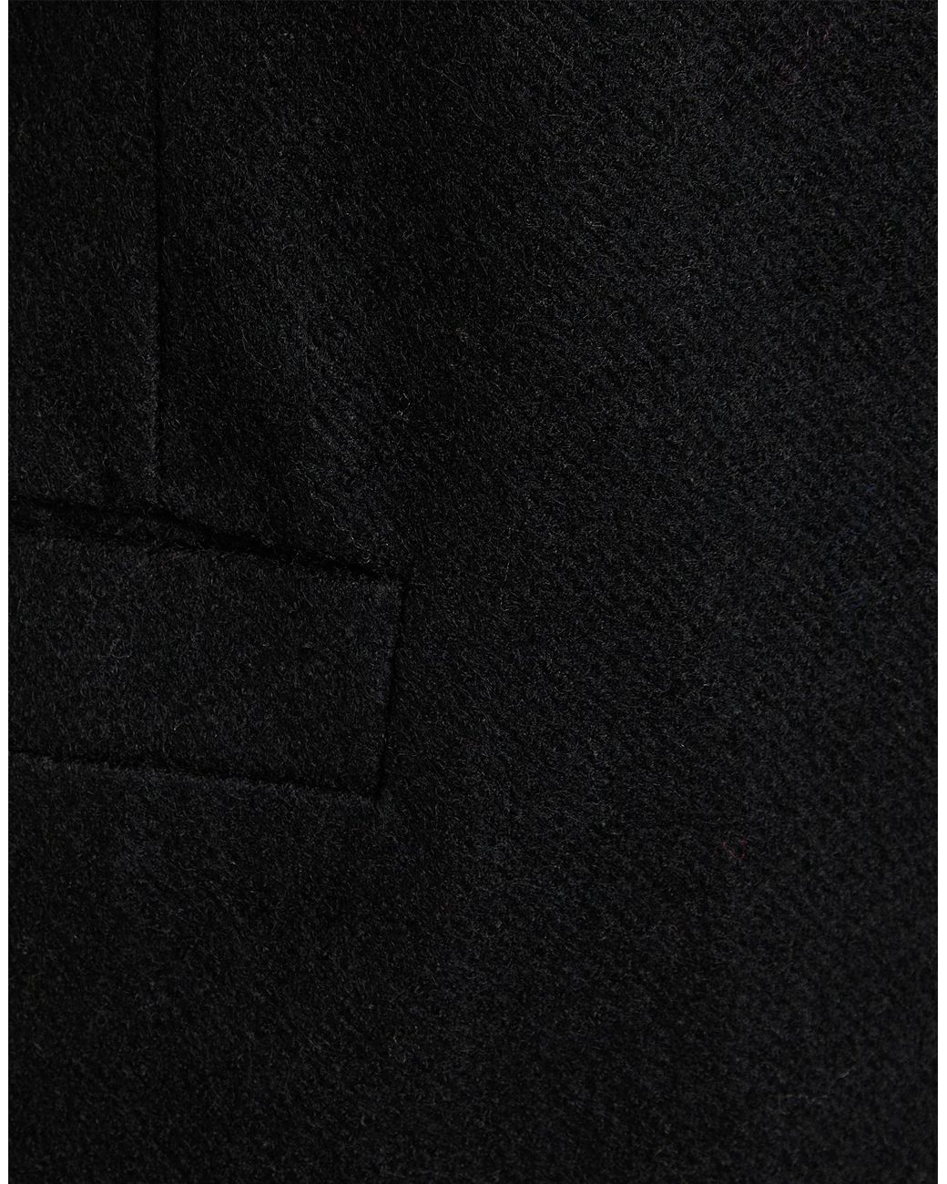 Tory Burch Black Mini Dress Wool, Polyamide