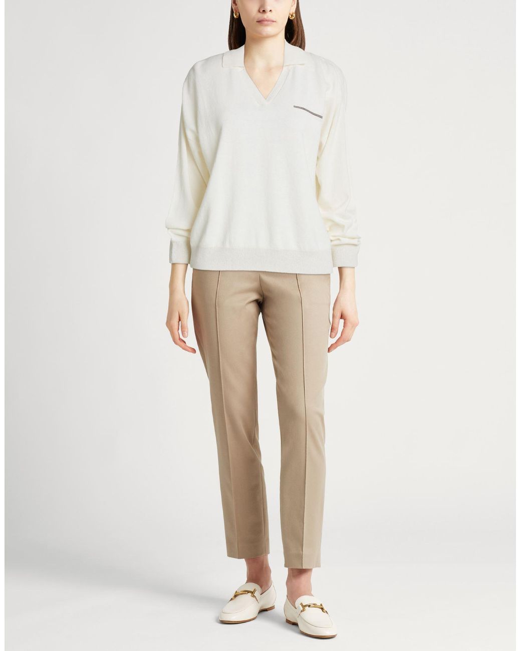 Peserico White Pullover