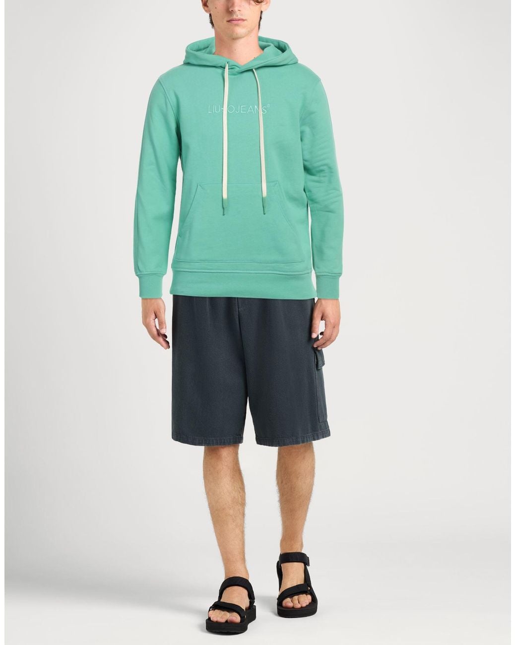Liu Jo Green Sweatshirt for men