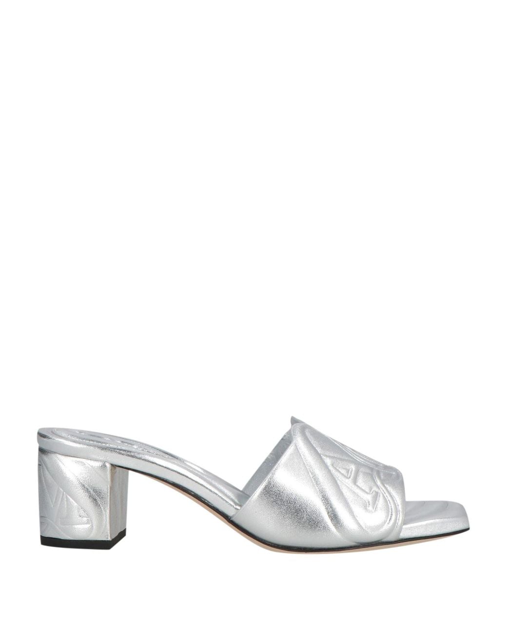 McQueen White Sandale