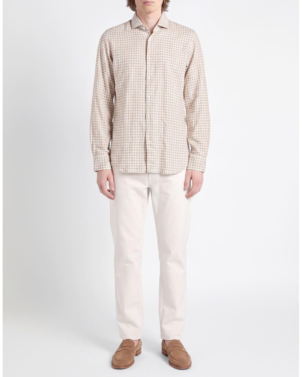 Xacus White Shirt Cotton, Lyocell for men