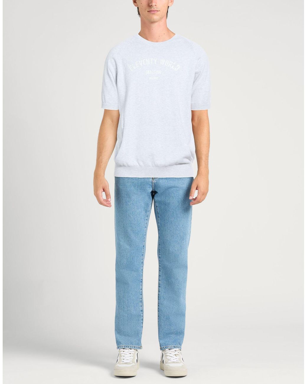 Eleventy White Jumper for men