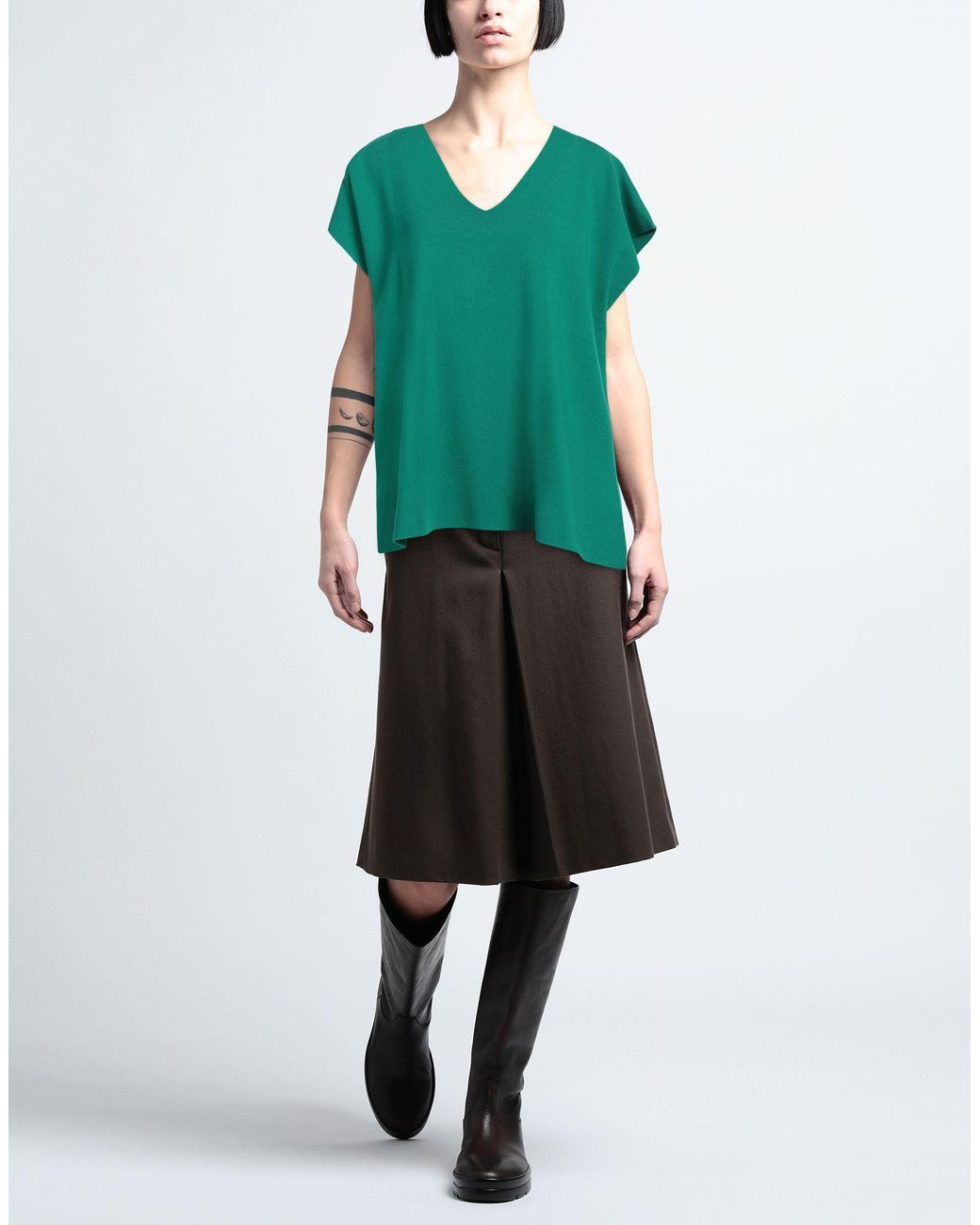 Pullover Akep de color Green