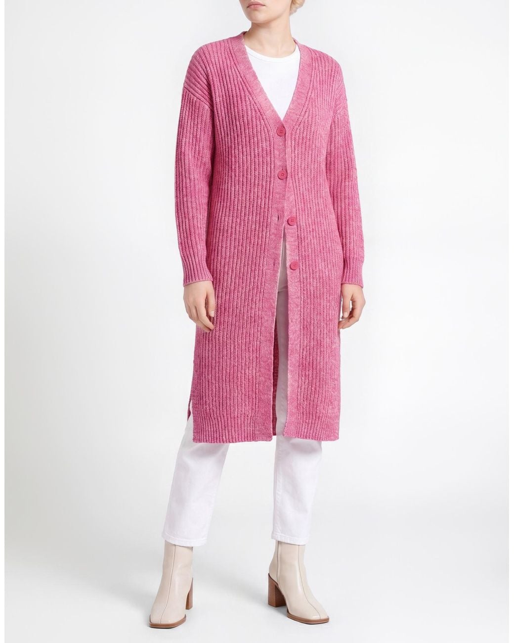 Moschino Pink Cardigan Polyamide, Wool, Viscose