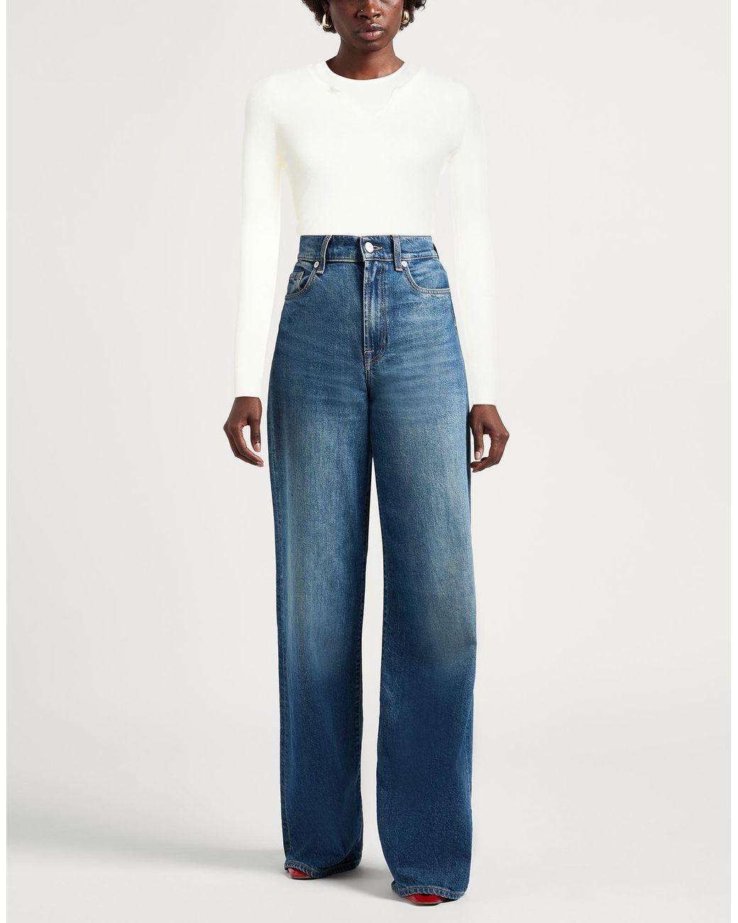 Sandro White Sweaters