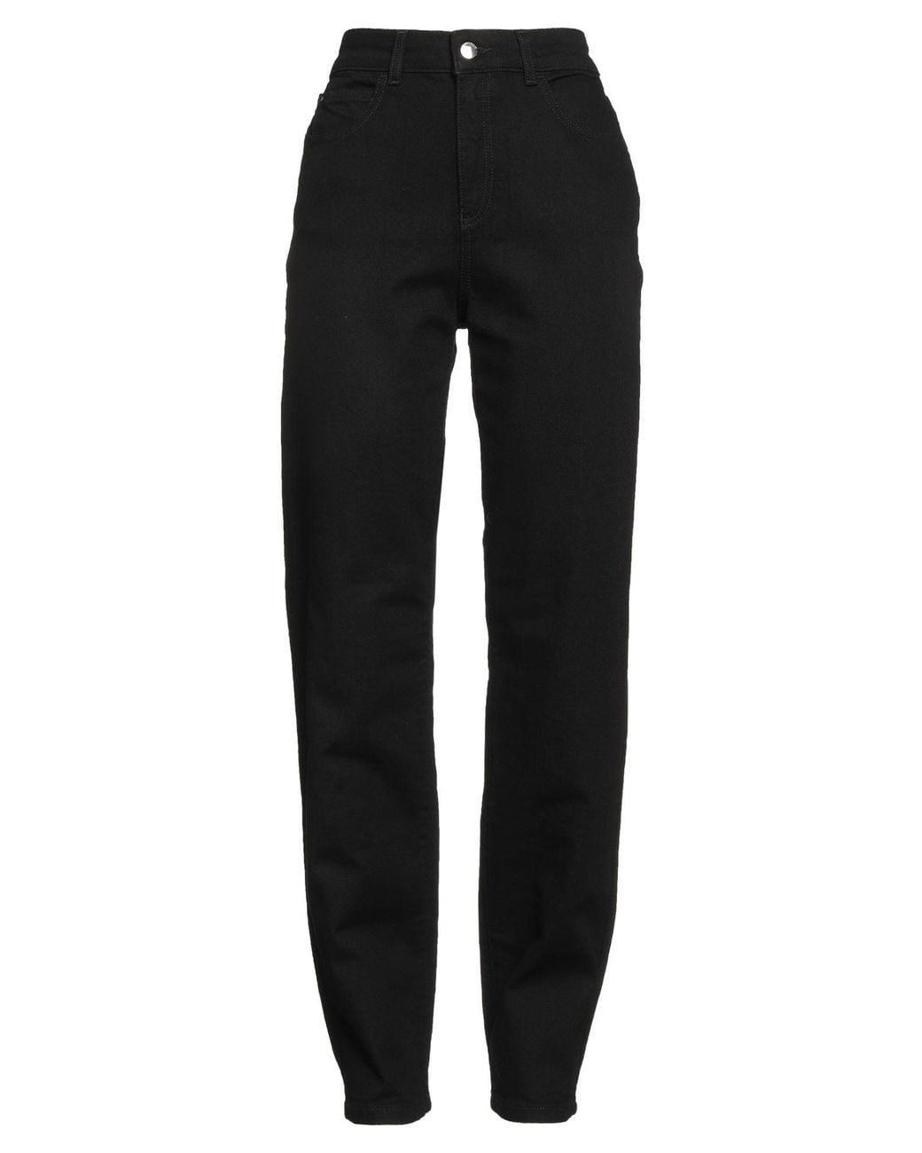 Emporio Armani Black Jeans Cotton, Elastane