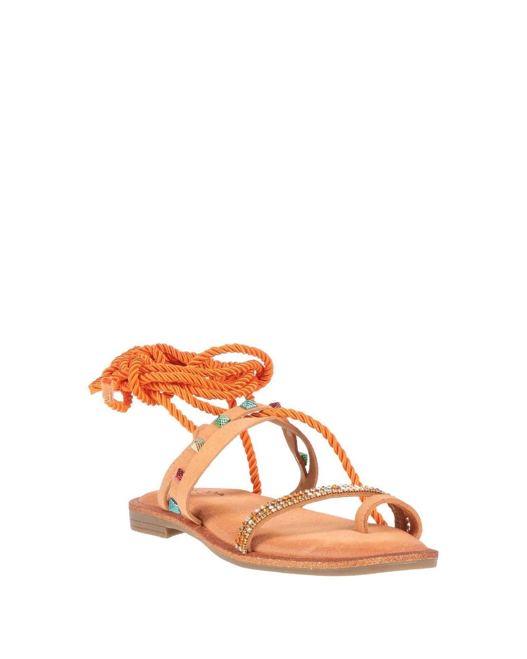 Tosca Blu Brown Camel Thong Sandal Leather