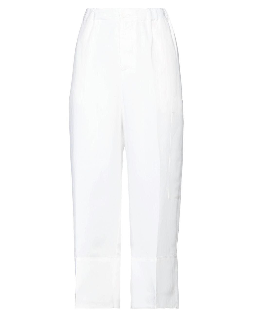 European Culture White Trouser
