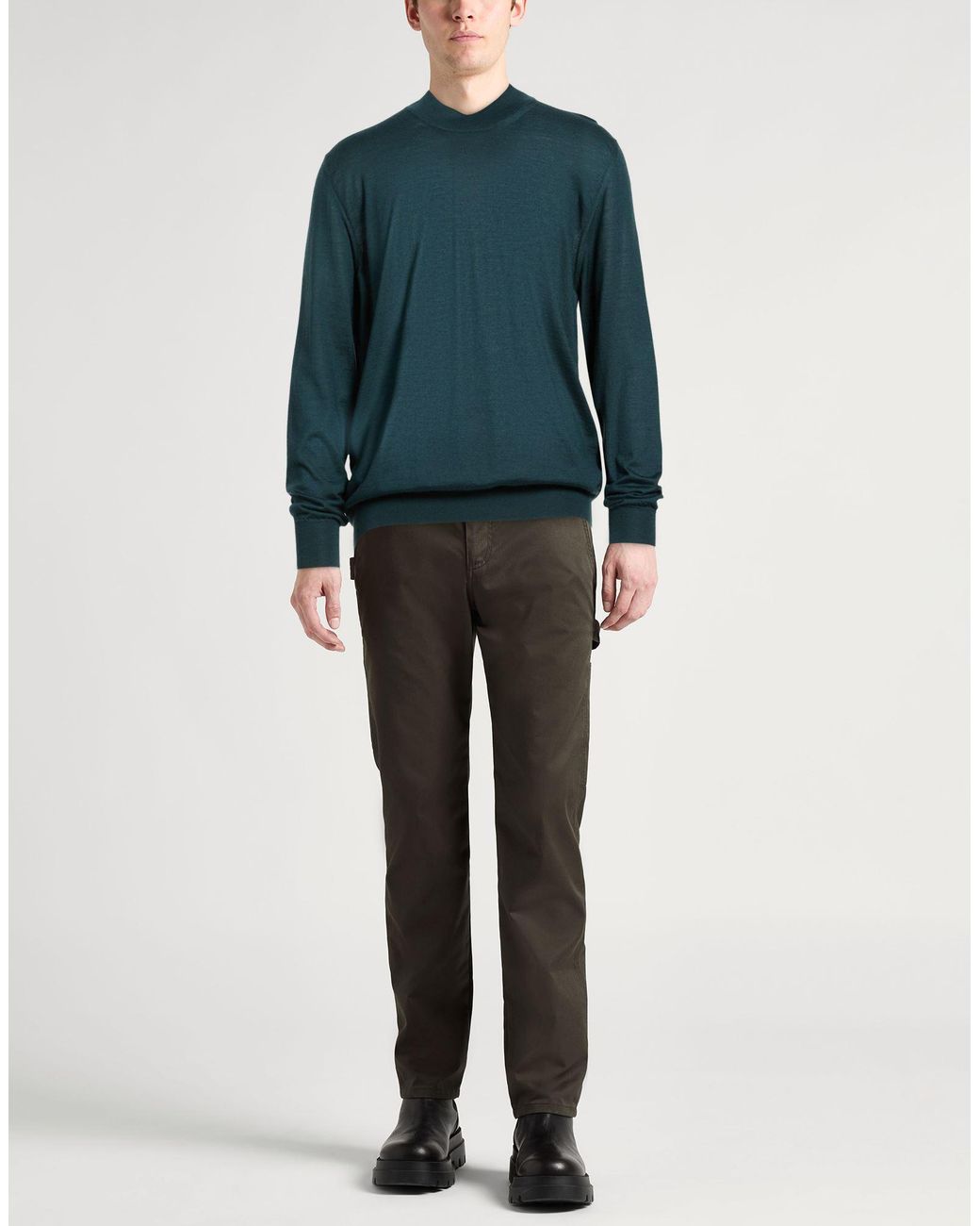 Fedeli Blue Jumper for men