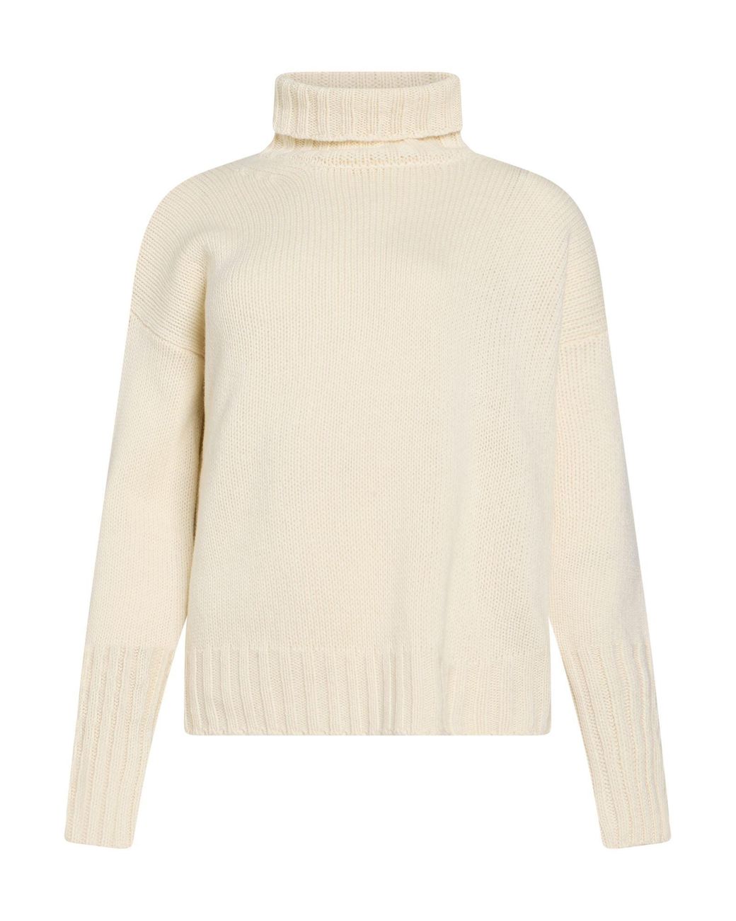 Aragona White Turtleneck