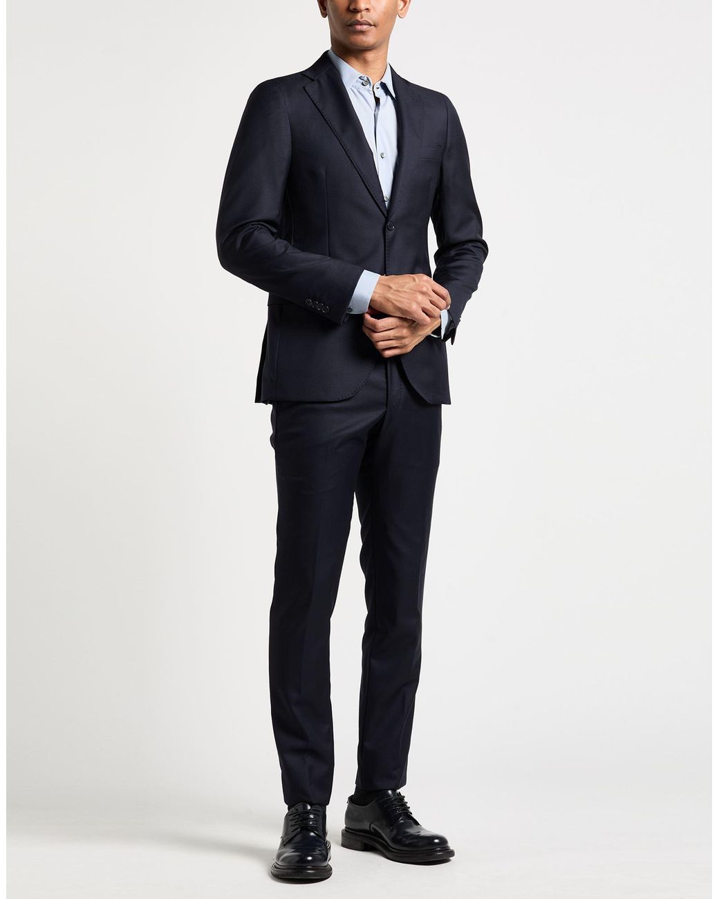 Tombolini Blue Suit Virgin Wool for men