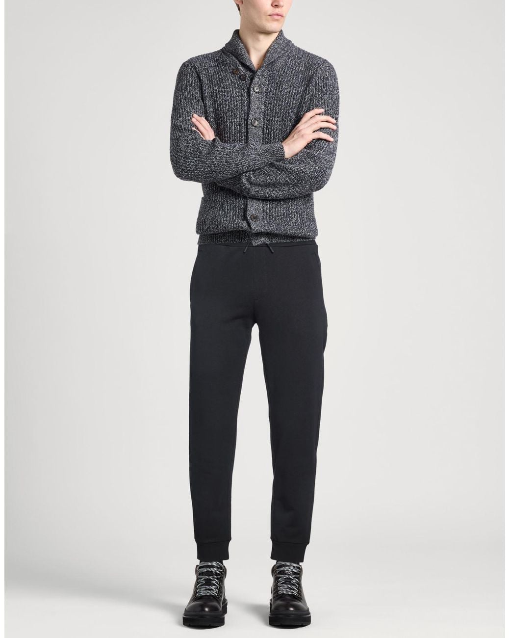 Emporio Armani Blue Trouser for men